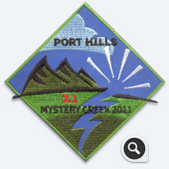 Port Hills Mystery Creek Badge